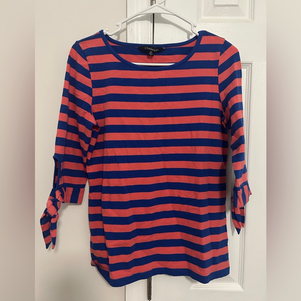 Blouse with Tie Sleeves